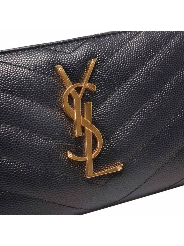 Luxury Saint Laurent Women s caviar long wallet 358094