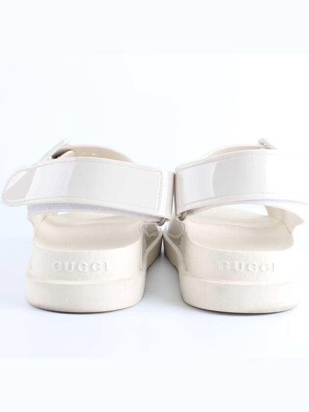 Luxury Gucci Trending 2025 Rubber sandals beige 36