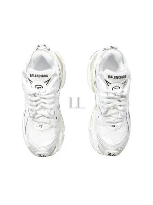 Luxury Balenciaga Runner Low Top Sneakers White
