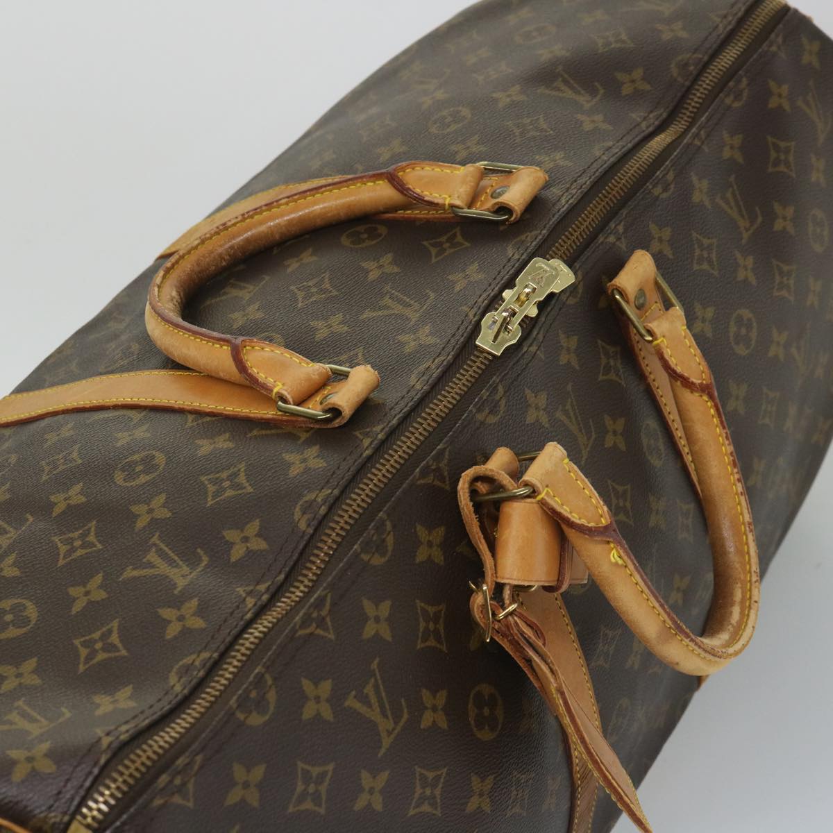 Louis Vuitton Keepall 55  Canvas Travel Bag ()