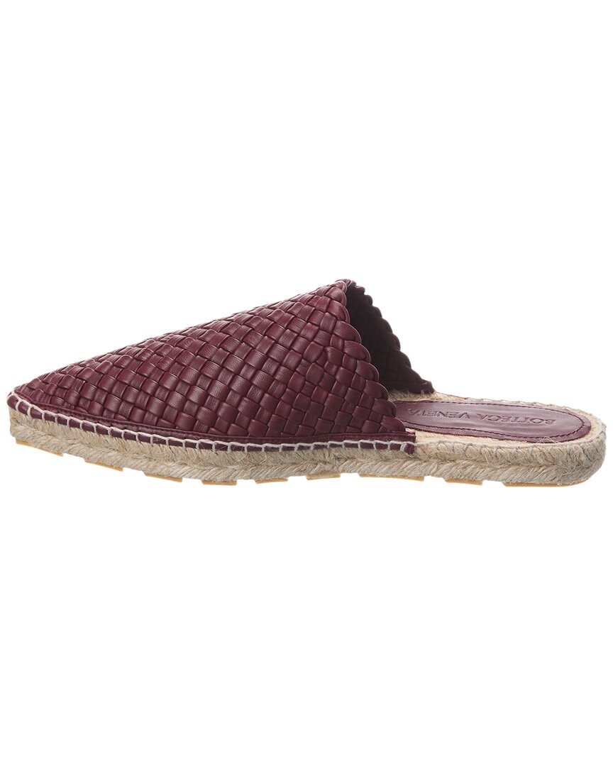 Luxury Bottega Veneta Intreccio Leather Espadrille