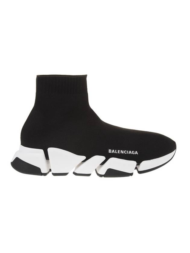 Luxury Balenciaga Speed 2.0 High Top Sneakers Black