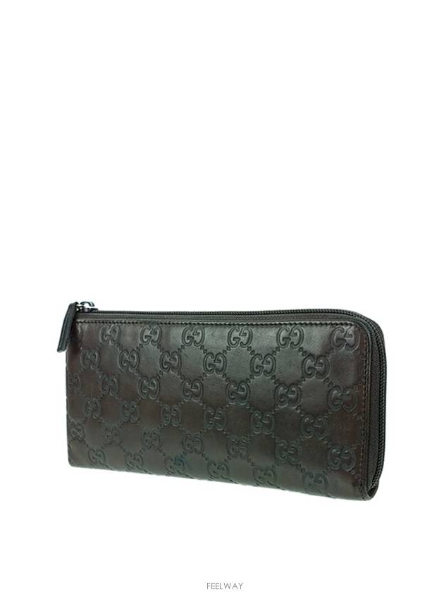 Luxury Gucci Trending 2025 GG Cima Around Zipper Women s Long Wallet 245003