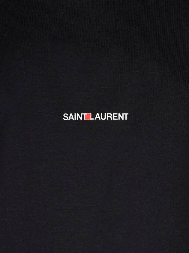 Luxury Saint Laurent Rive Gauche Short Sleeve T-Shirt Black