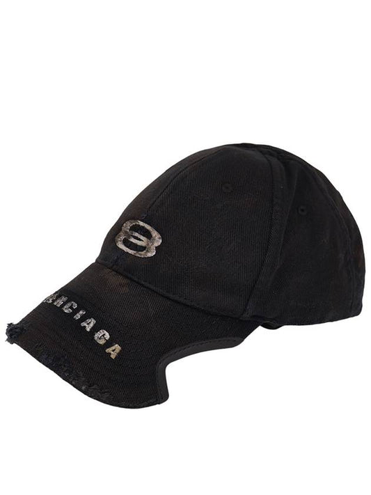 Luxury Balenciaga Unity Sports Icon Ball Cap Black