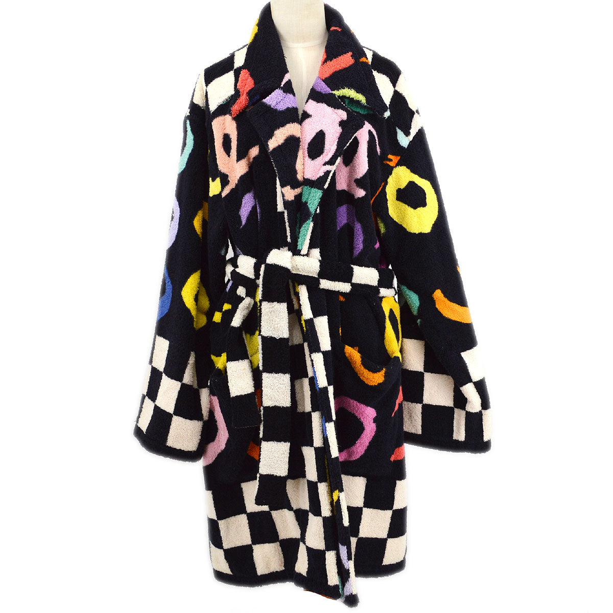 Luxury Chanel 1995 Spring CC check-print bathrobe #36