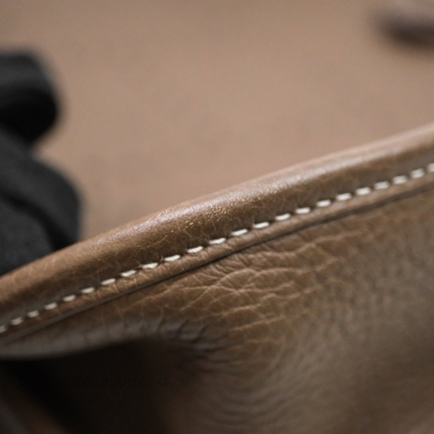 Hermes Evelyne III 29 Etoupe 18 Taurillon Clemence Gold Hardware
