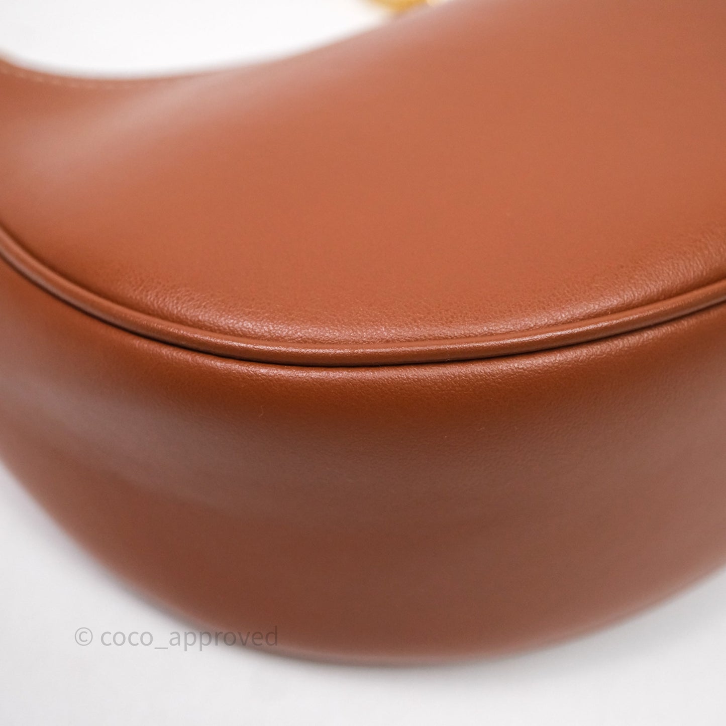 Celine Medium Ava Chain Bag Calfskin Tan