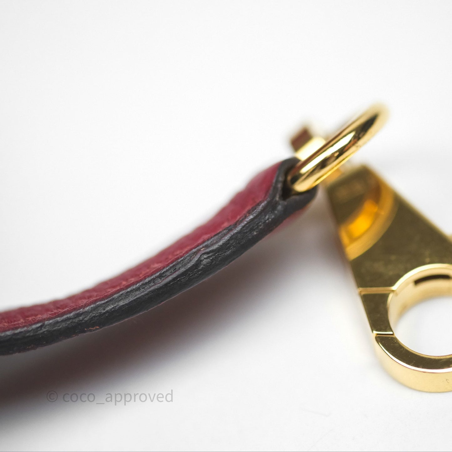 Hermès Kelly 32 Retourne Rouge Grenat K1 Togo Gold Hardware
