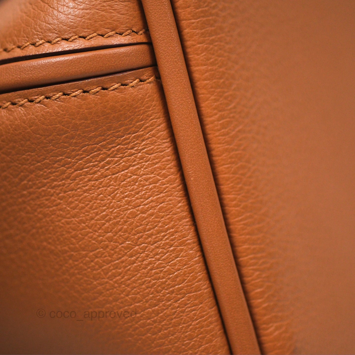 Hermès 24/24 21 Mini Gold 37 Evercolor/ Swift Palladium Hardware