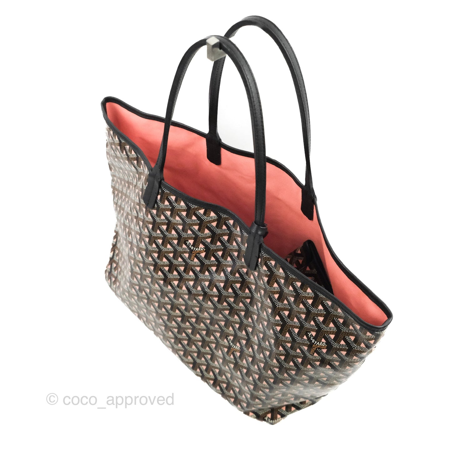 Goyard St. Louis Tote PM Clairvoie Black/Pink Japan Edition