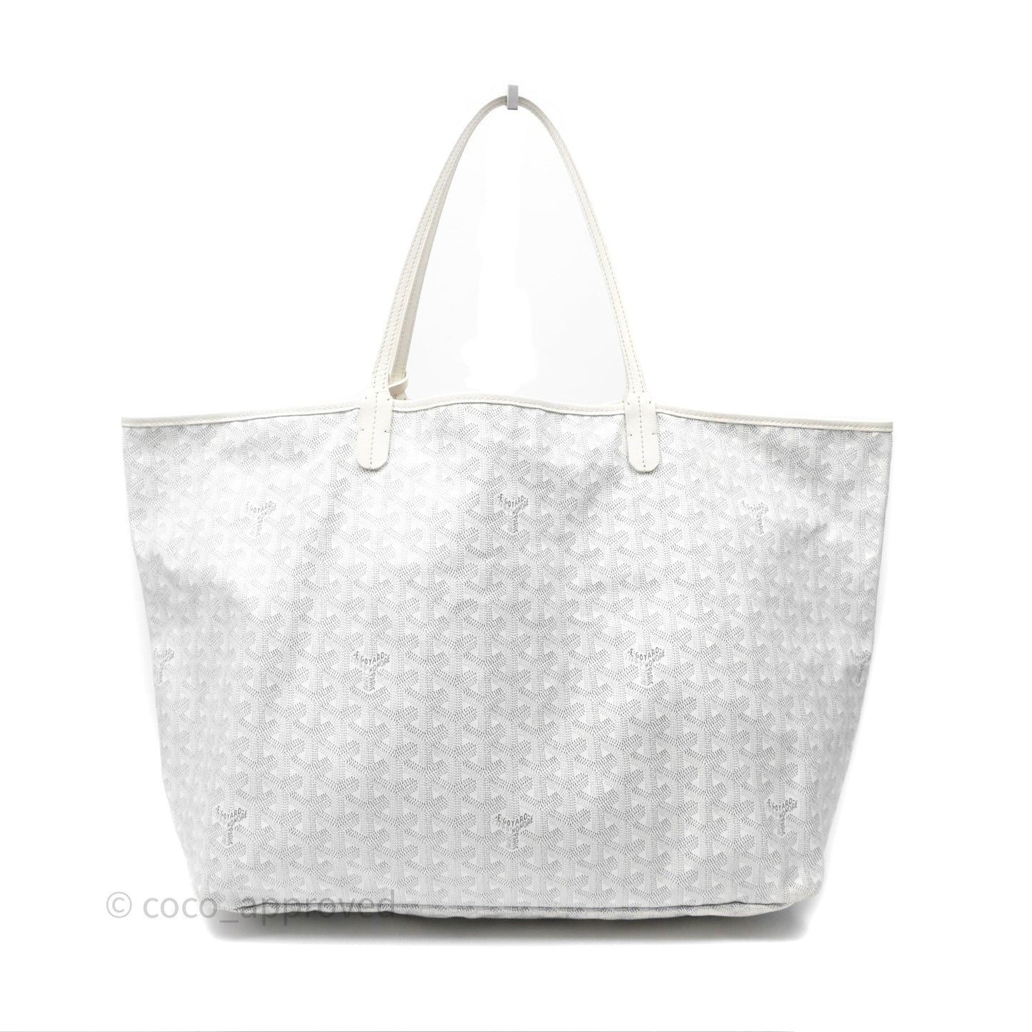 Goyard Saint Louis Tote Bag GM Blanc White