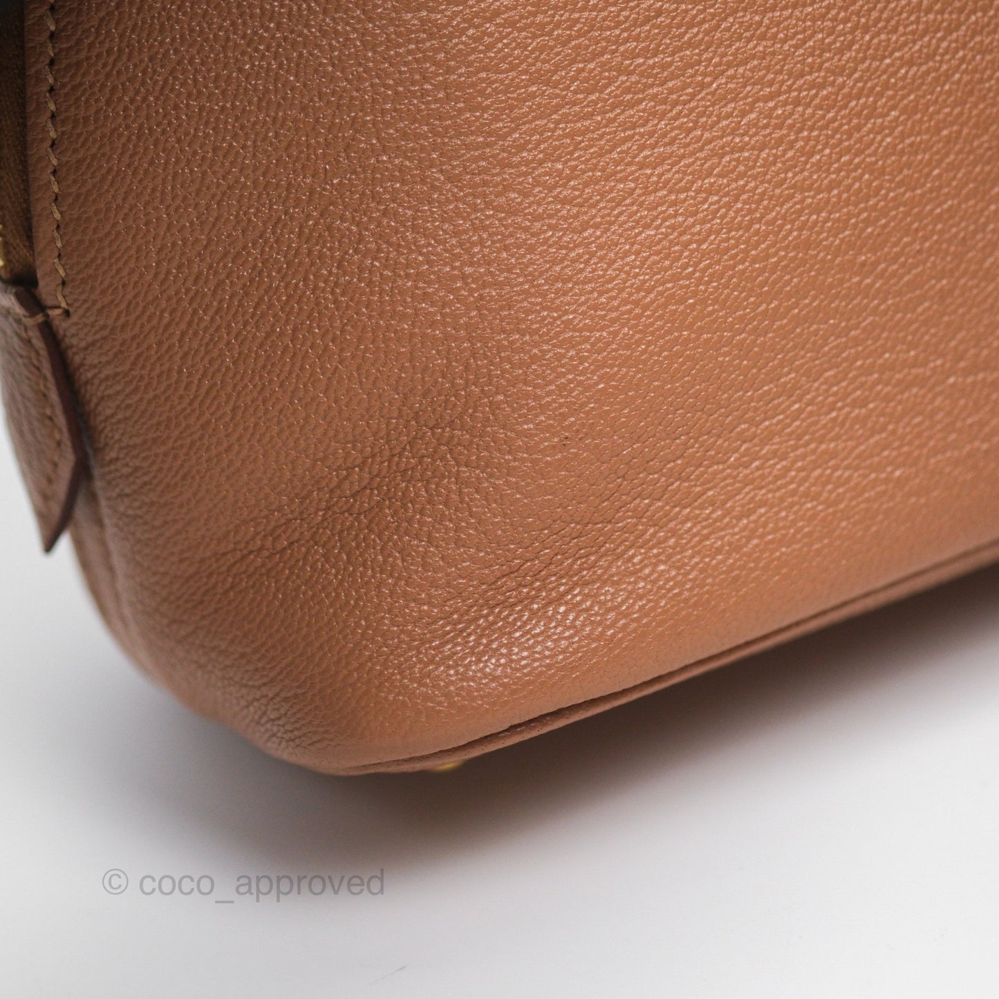 Hermès Bolide Mini 1923 Quebracho 2J Chevre Mysore Gold Hardware