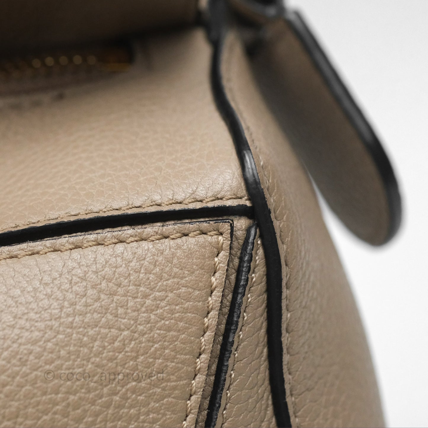 Loewe Small Puzzle Bag Sand Mink Grained Calfskin
