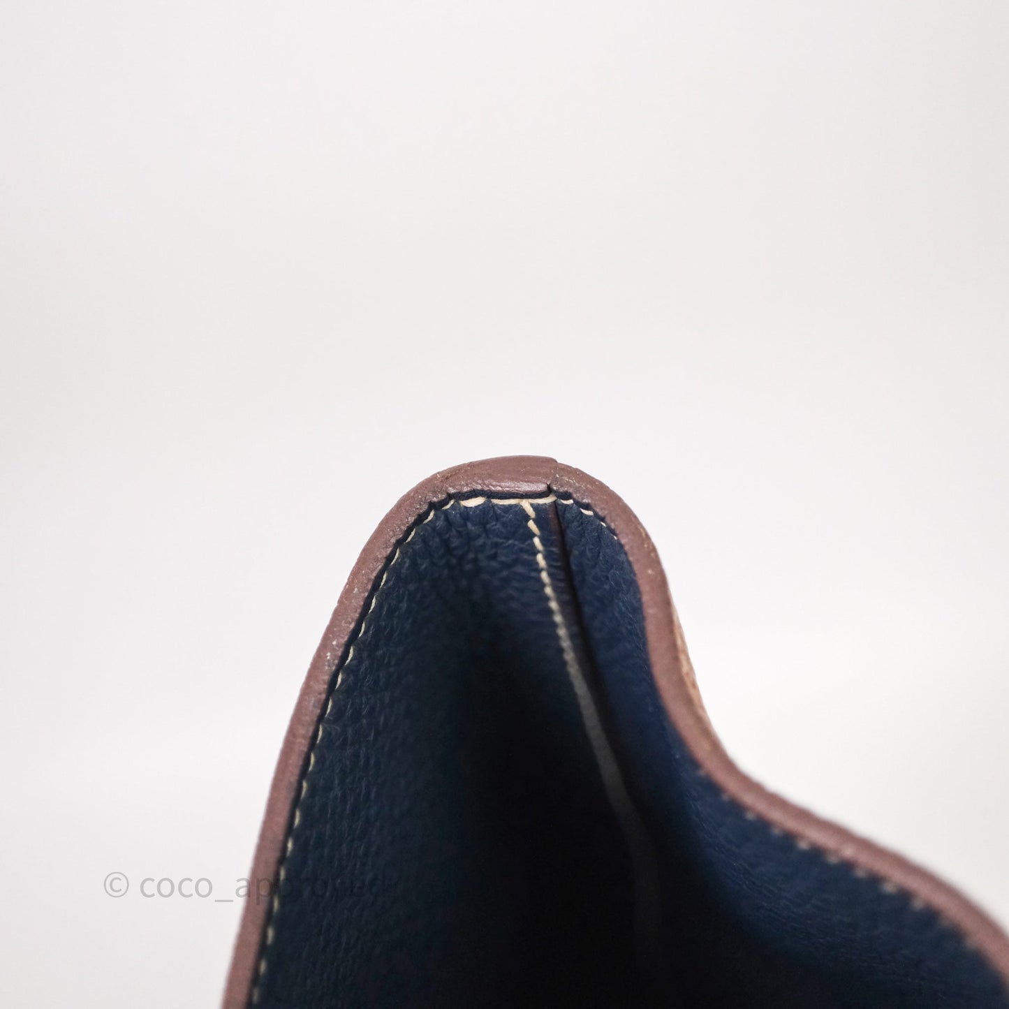Hermès Double Sens Tote 36 Gold/Navy Clemence