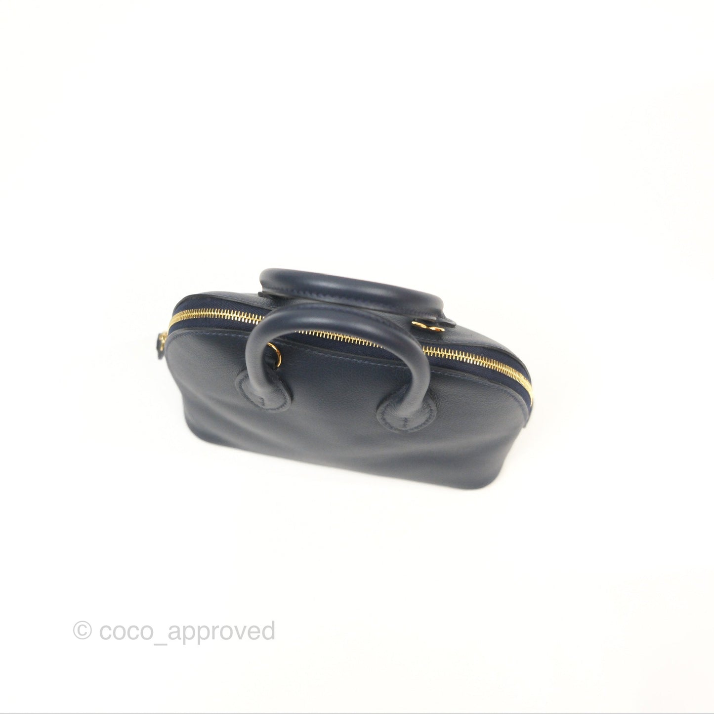Hermès Bolide Mini 1923 Bleu Nuit 2Z Evercolor Gold Hardware