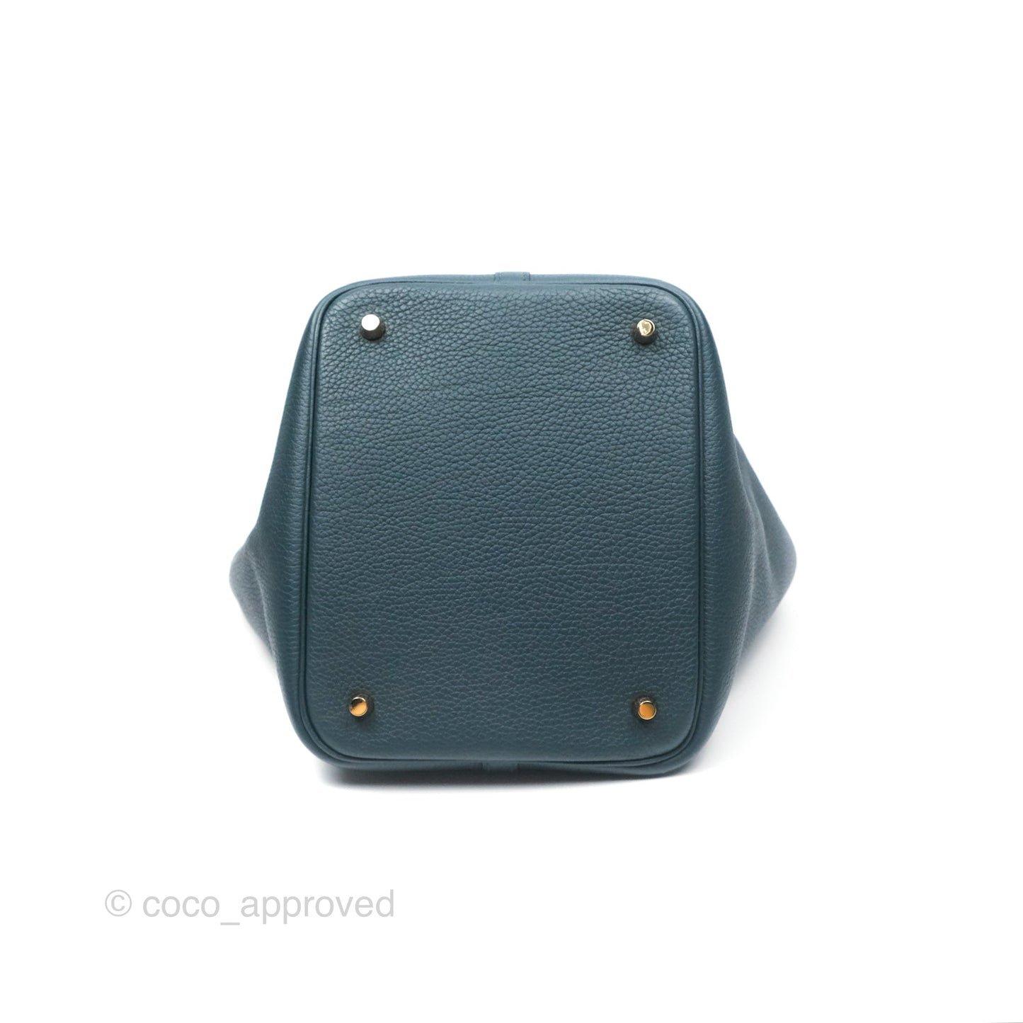 Hermès Picotin 22 Vert Cypress 6O Clemence Gold Hardware