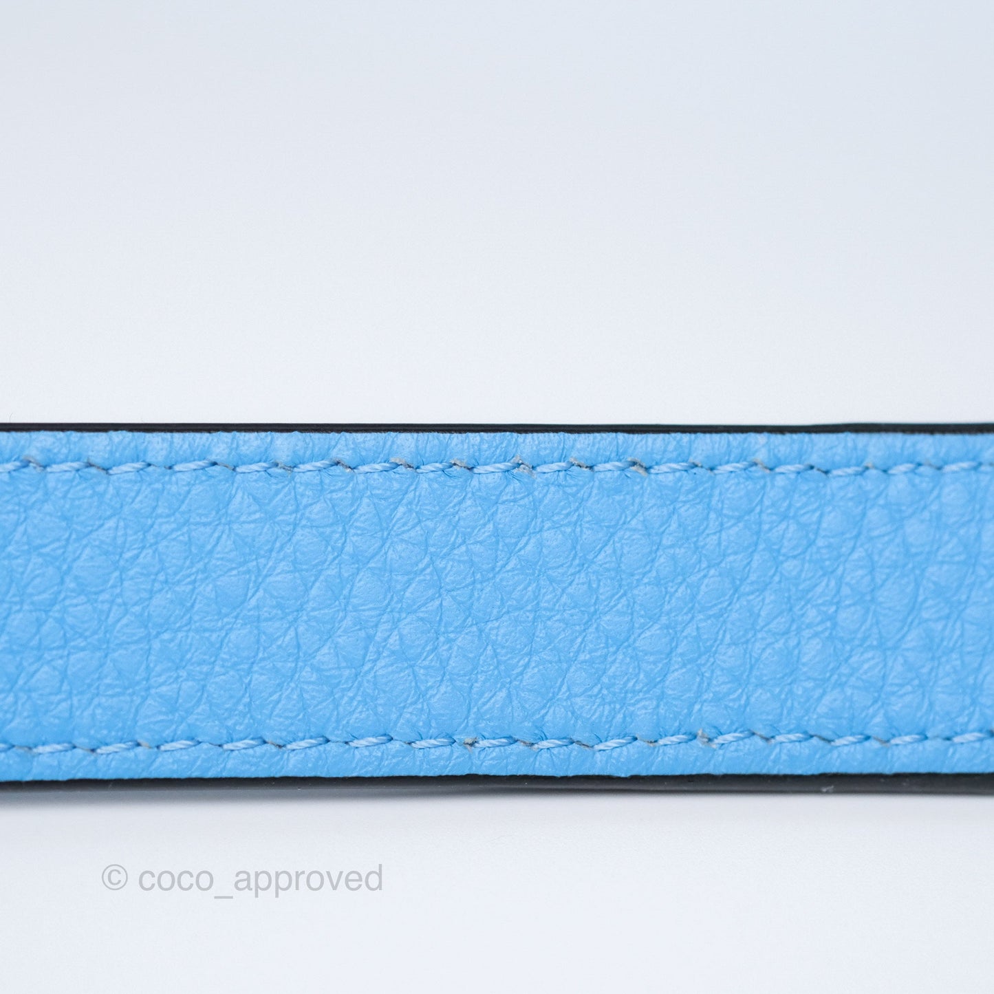 Loewe Small Rugby Puzzle Blue Tan Calfskin