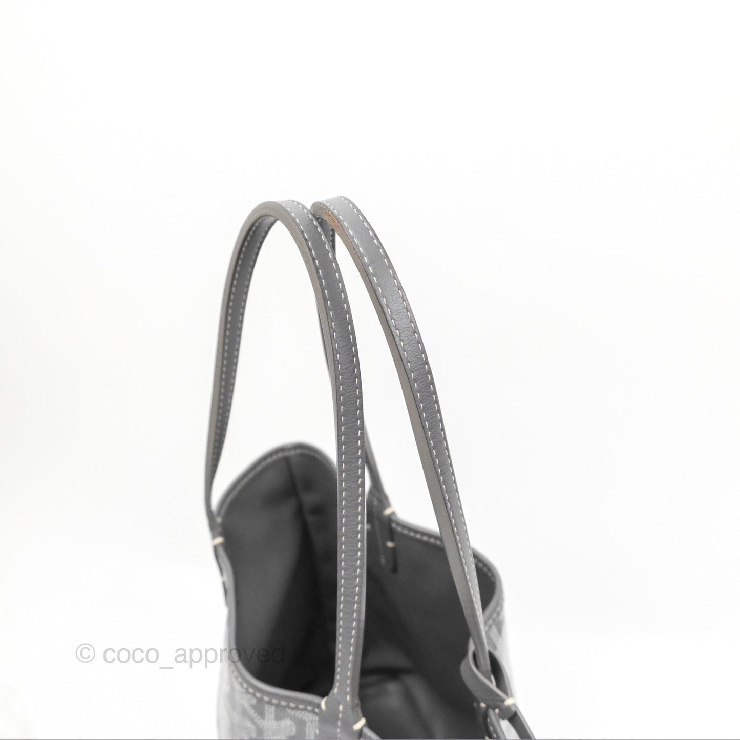 Goyard Anjou Mini Bag Goyardine Canvas Grey
