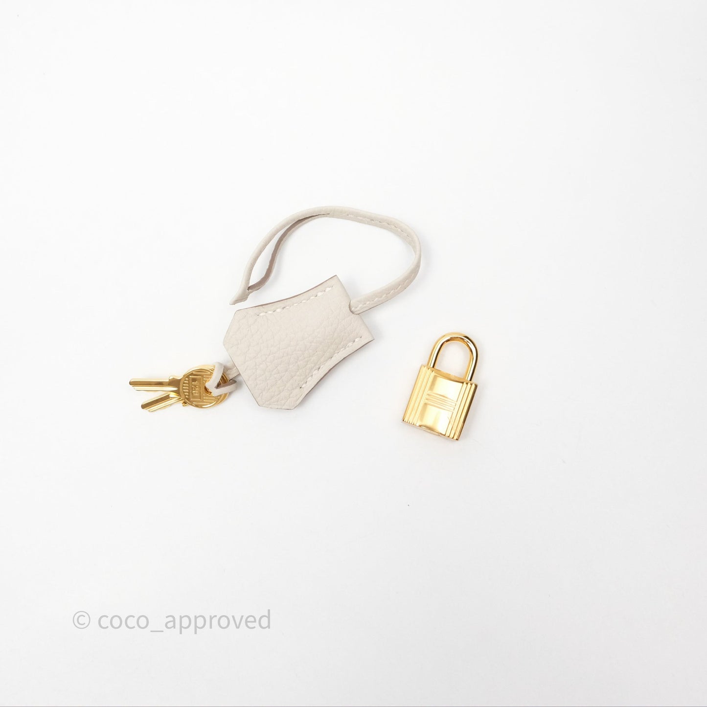 Hermes Birkin 25 Craie Togo Gold Hardware