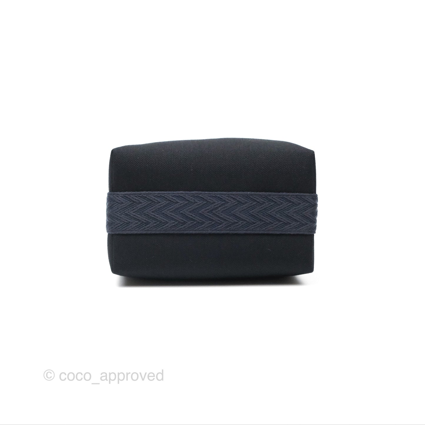 Hermès Small Bride-A-Brac Noir Bleu Nuit Canvas