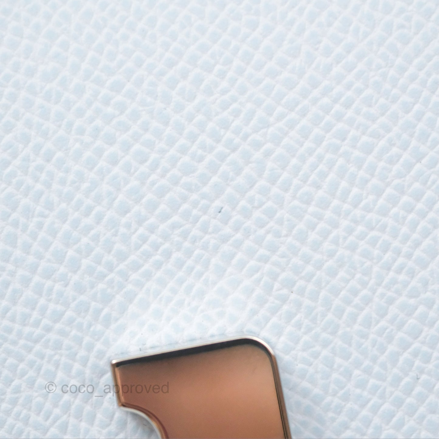 Hermès Constance Mini 18cm Blue Brume Epsom Palladium Hardware