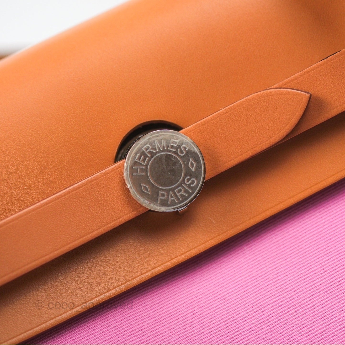 Hermès Herbag Zip 31 Retourne Rose Bubblegum Rubis Nature Canvas Palladium Hardware