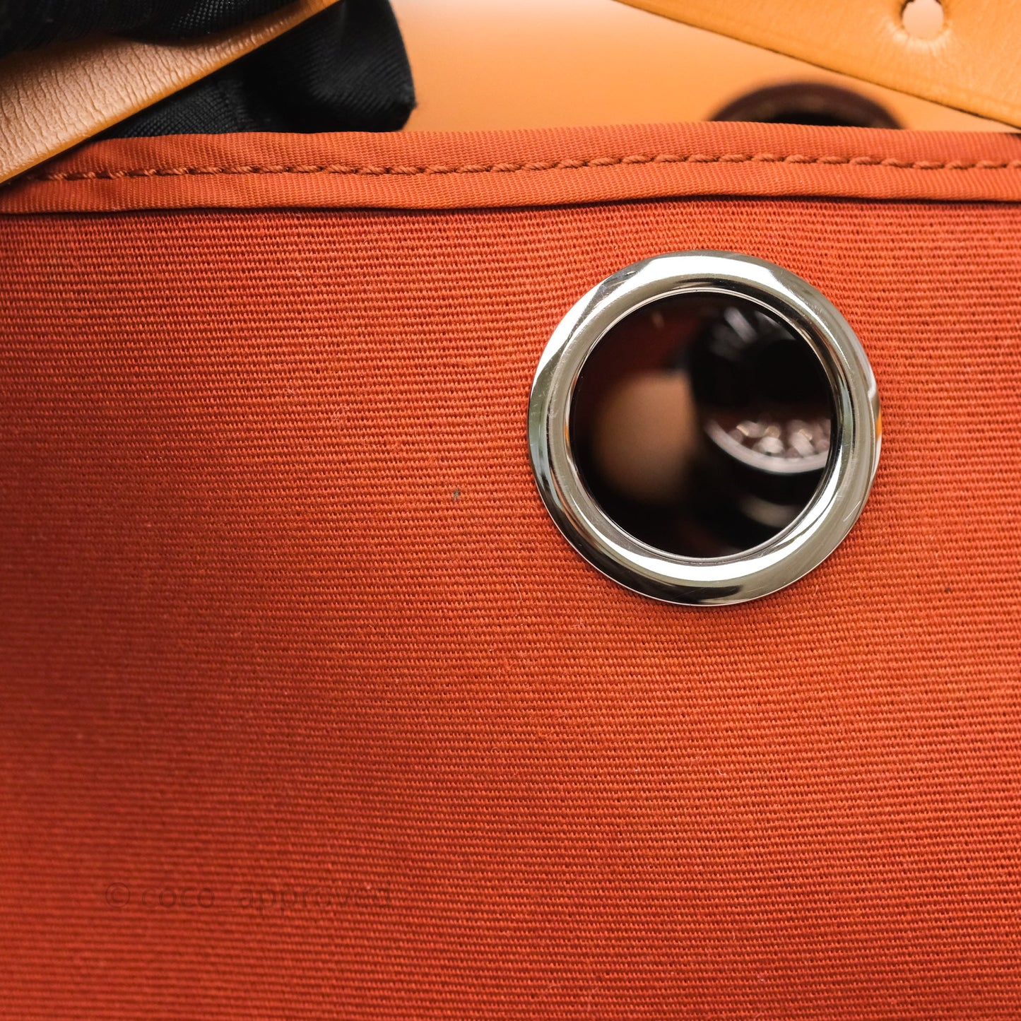 Hermès Herbag Zip 31 Cuivre Canvas Palladium Hardware