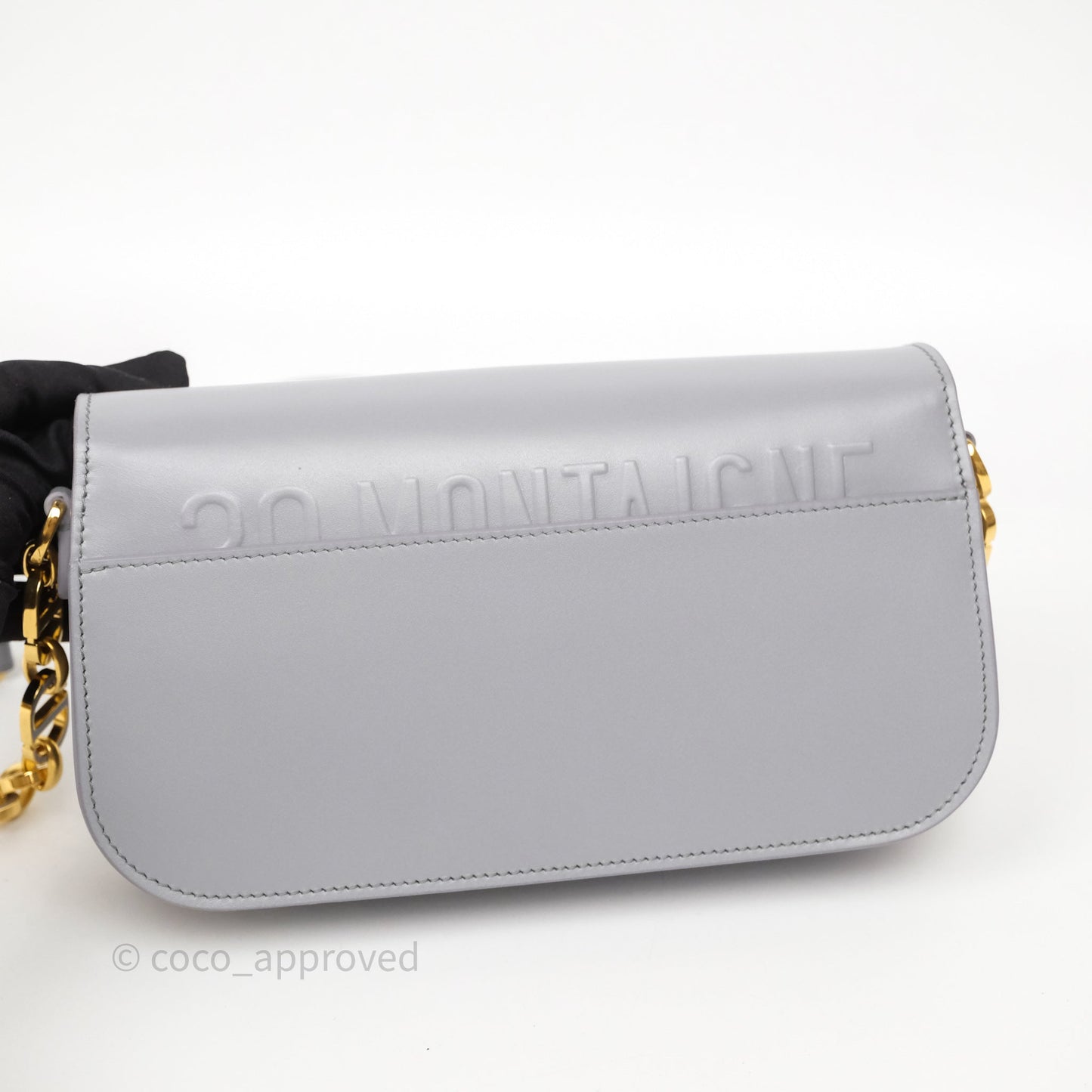 Dior 30 Montaigne Avenue Bag Grey Box Calfskin