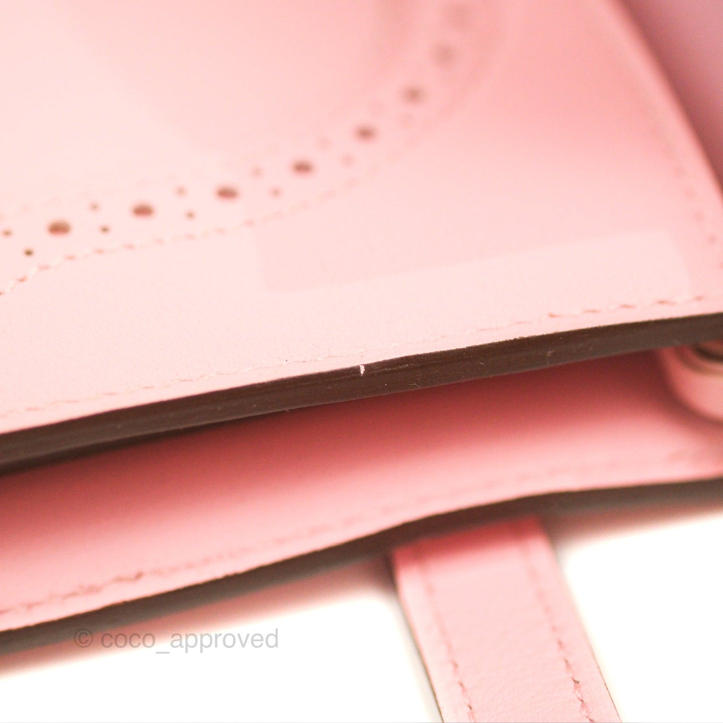 Hermès Ghillies Kelly Wallet Rose Sakura Swift Palladium Hardware