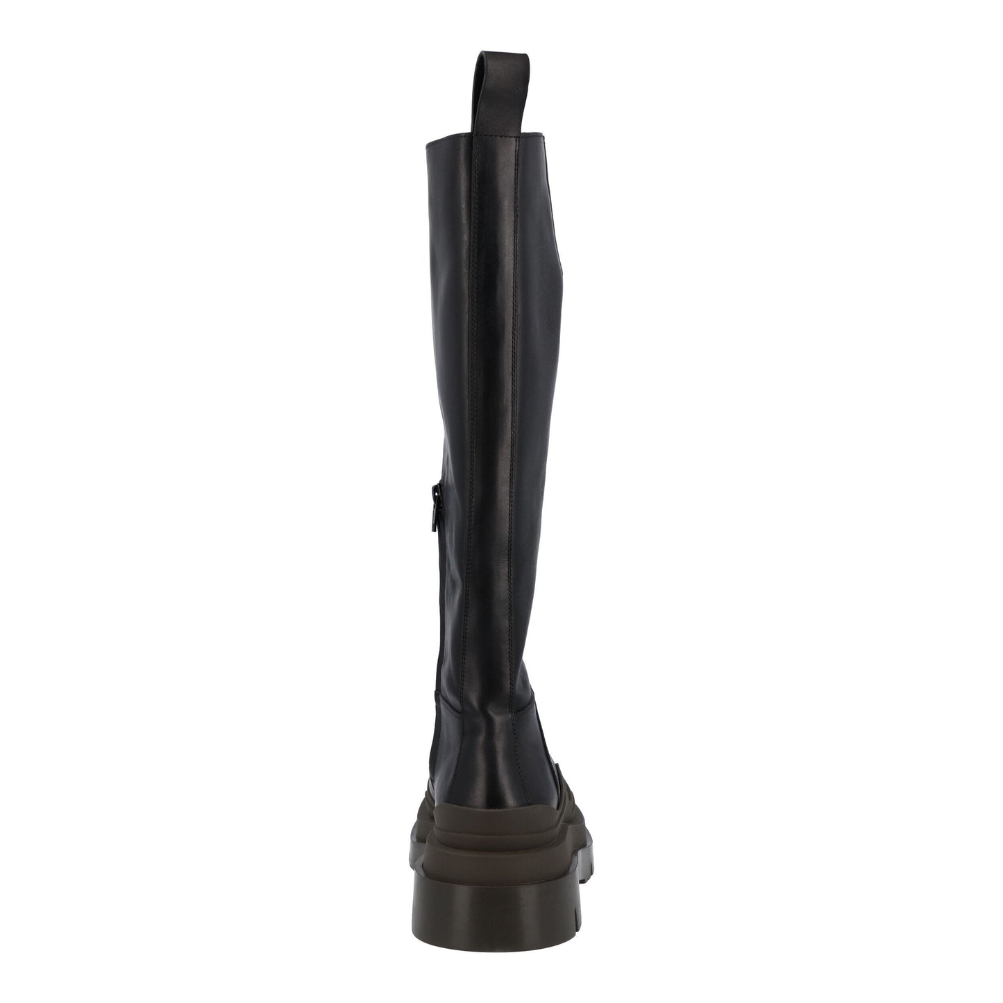 Luxury Bottega Veneta Women Tire Kneehigh Boots In Black And Camping