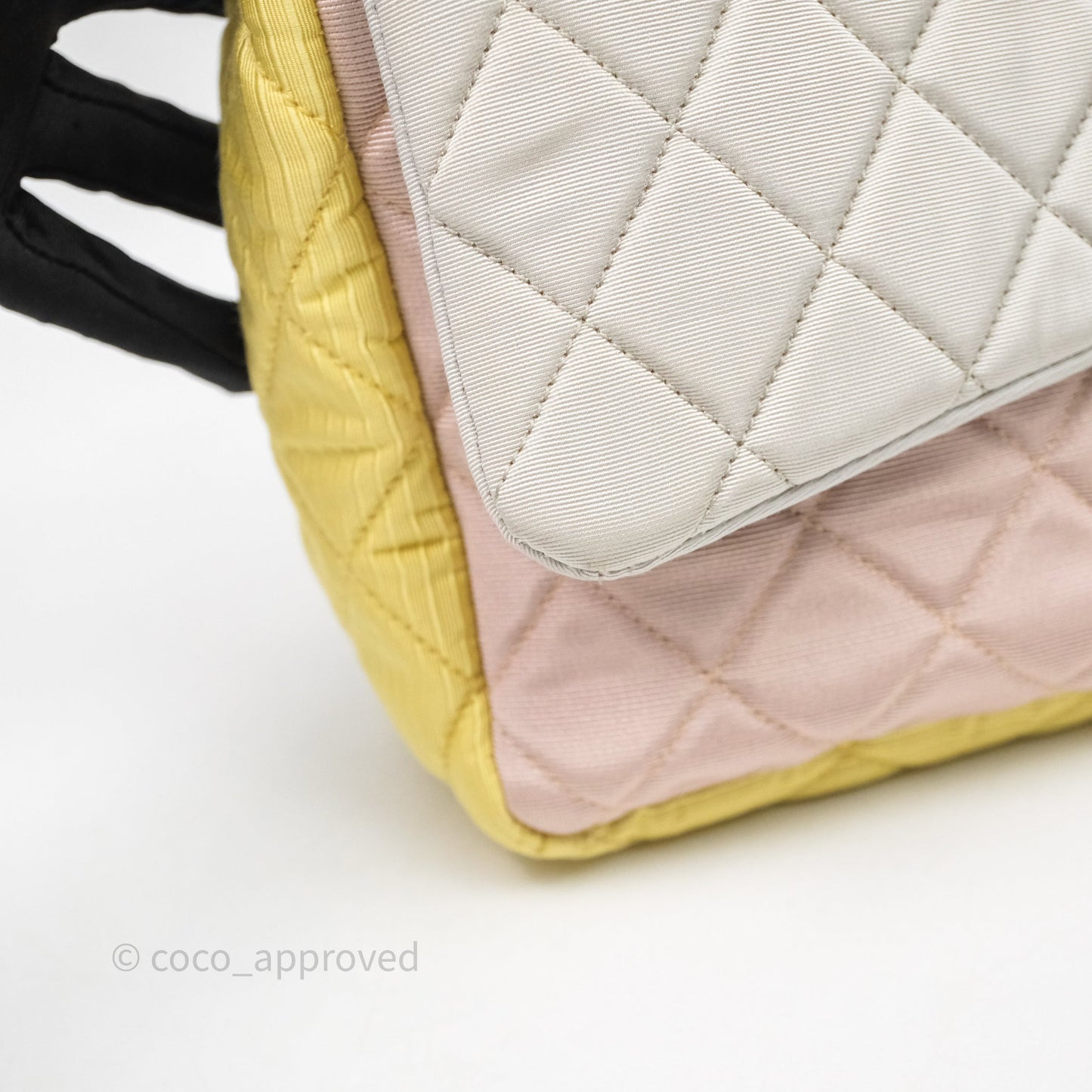 Chanel Reissue Flap Bag Tricolor Pastel Satin Aged Gold Hardware