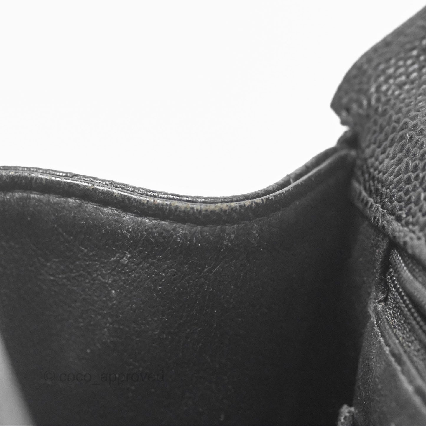 Chanel Classic Vintage Jumbo Single Flap Black Caviar Silver Hardware
