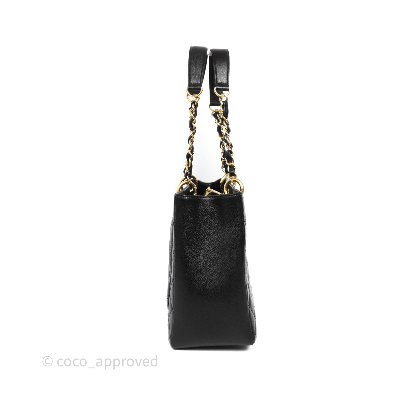 Chanel GST Black Caviar Gold Hardware