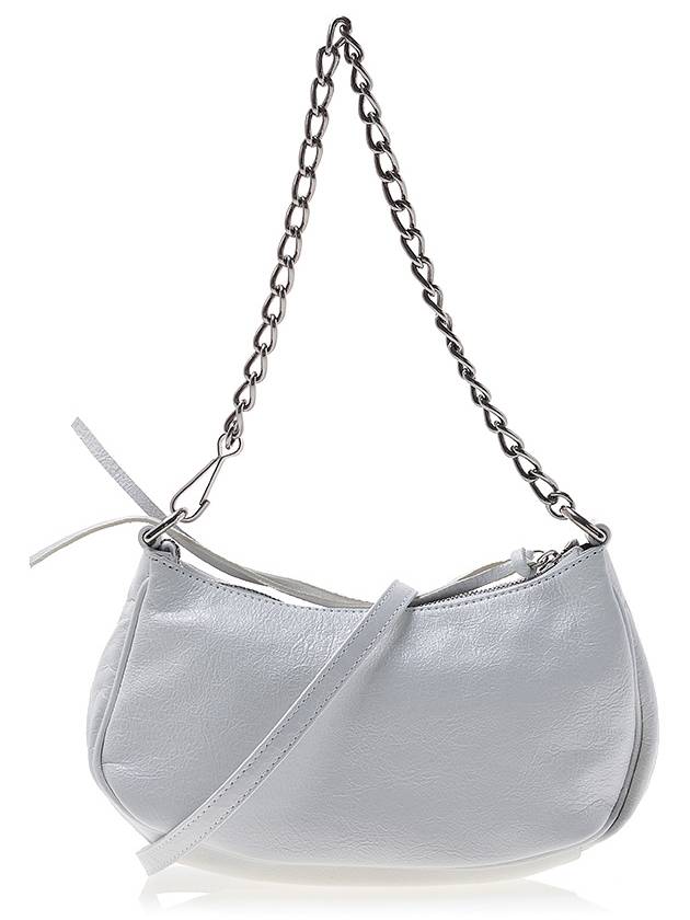 Luxury Balenciaga Le Cagole Chain Mini Shoulder Bag White