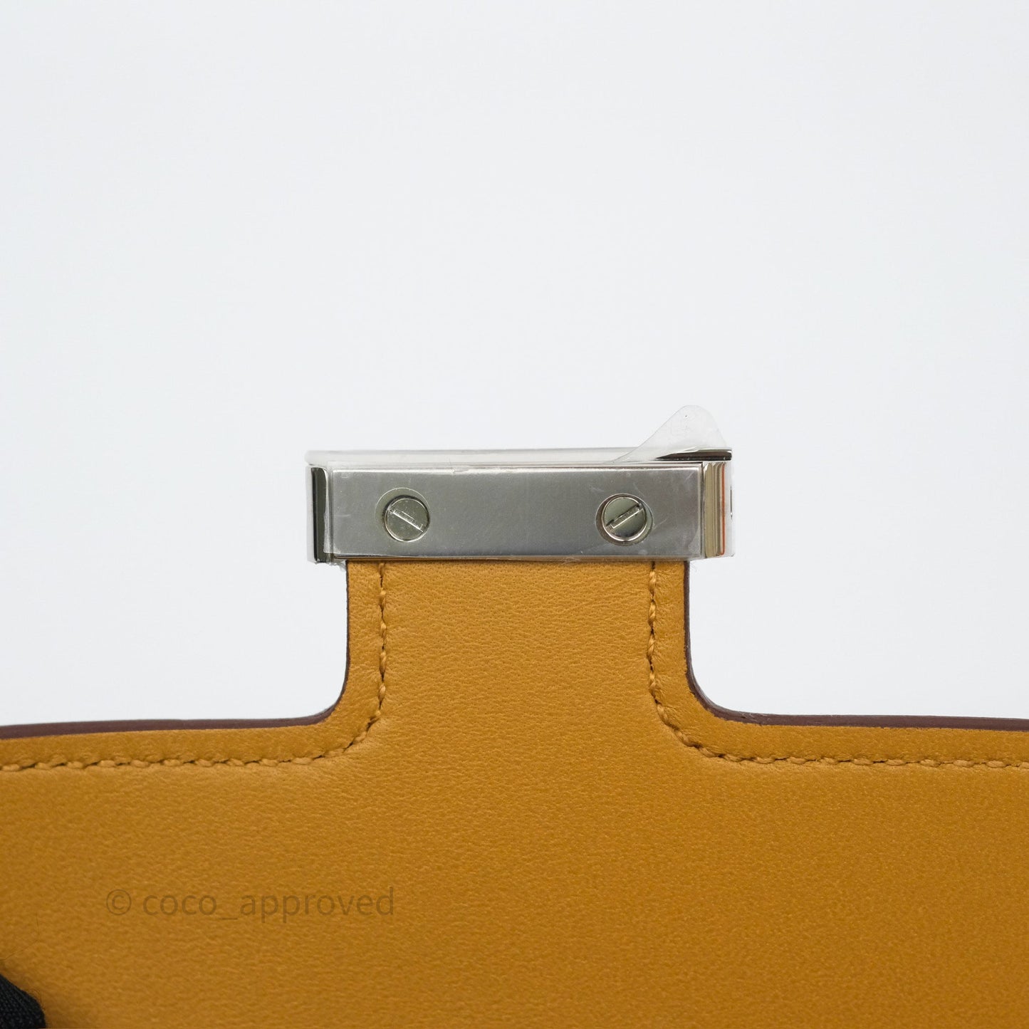 Hermès Constance Slim Wallet Sesame 2S Epsom Palladium Hardware