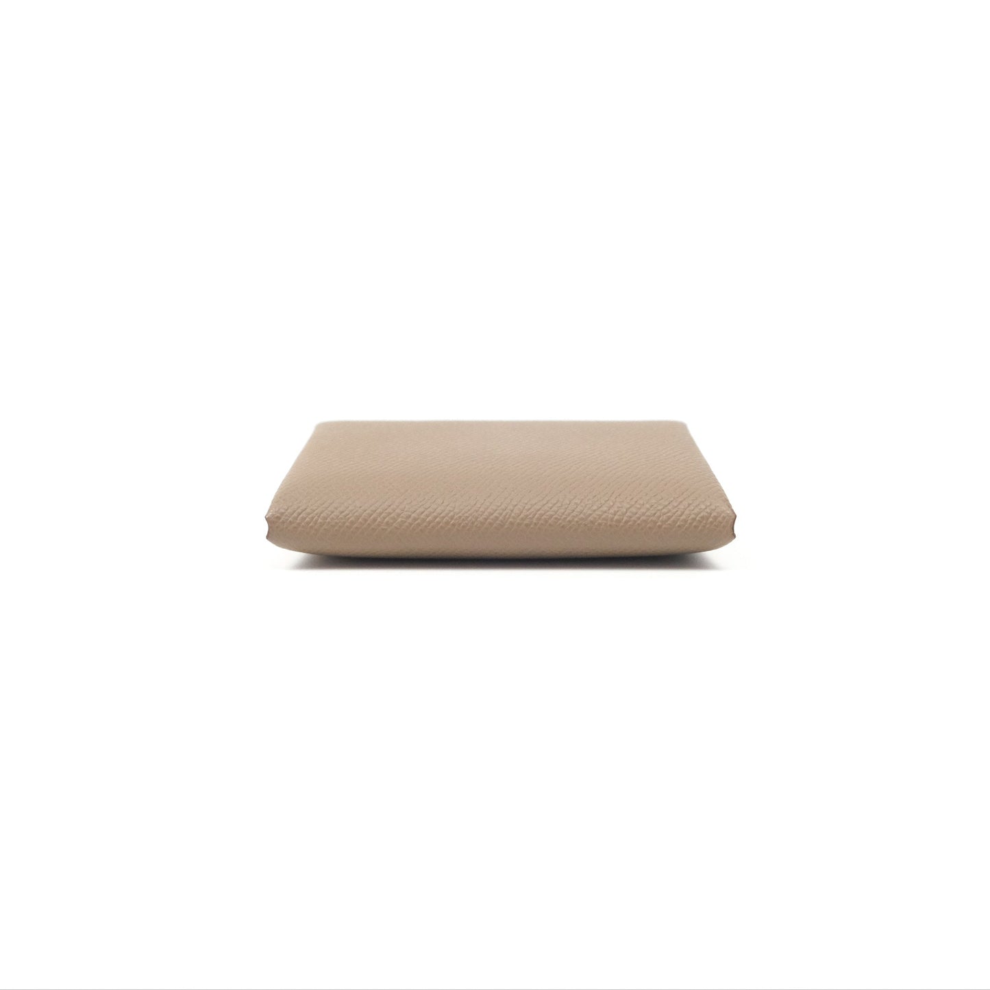 Hermès Calvi Duo Compact Card Holder Etoupe Epsom