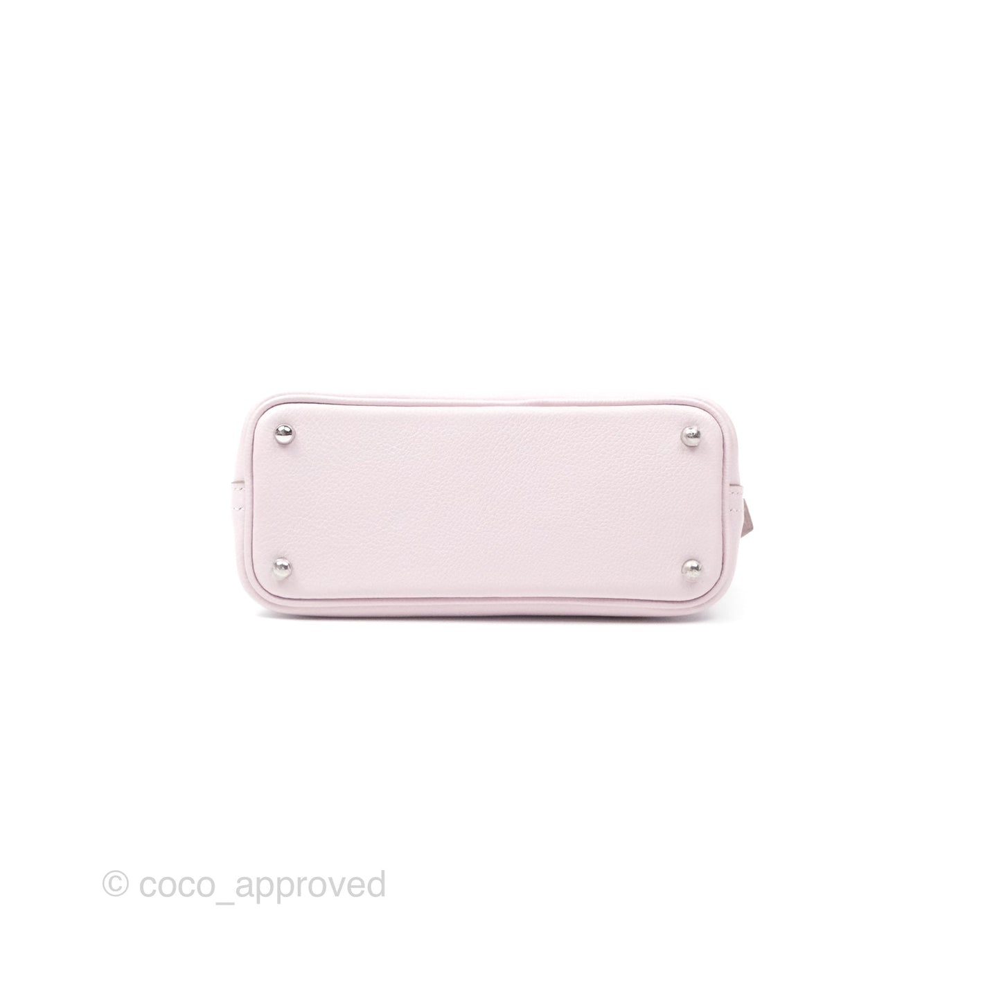 Hermès Bolide Mini 1923 Verso Evercolor Mauve Pale 09/ Caramel 28 Palladium Hardware