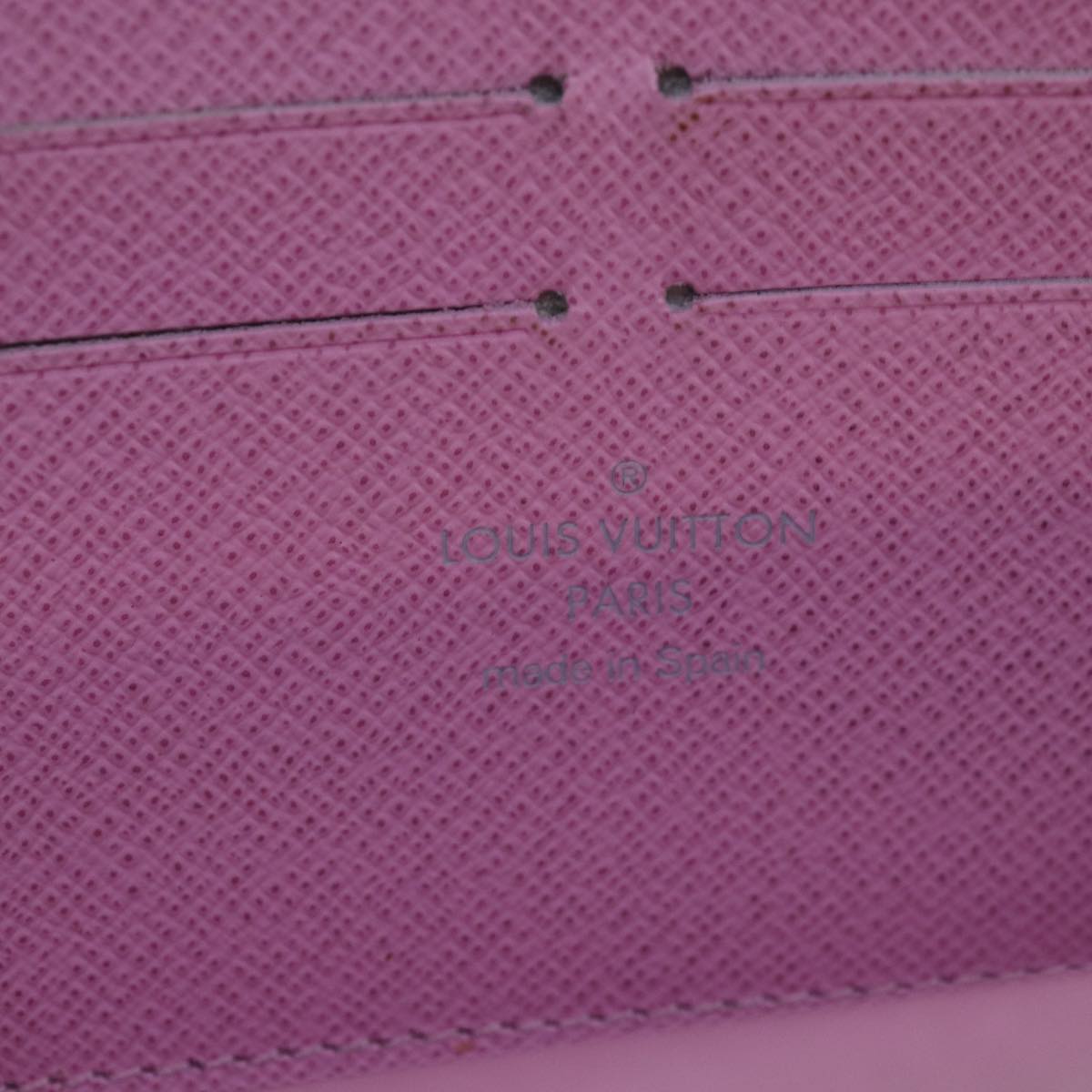 LOUIS VUITTON Monogram Multicolor Zippy Wallet White M60241 LV 80667