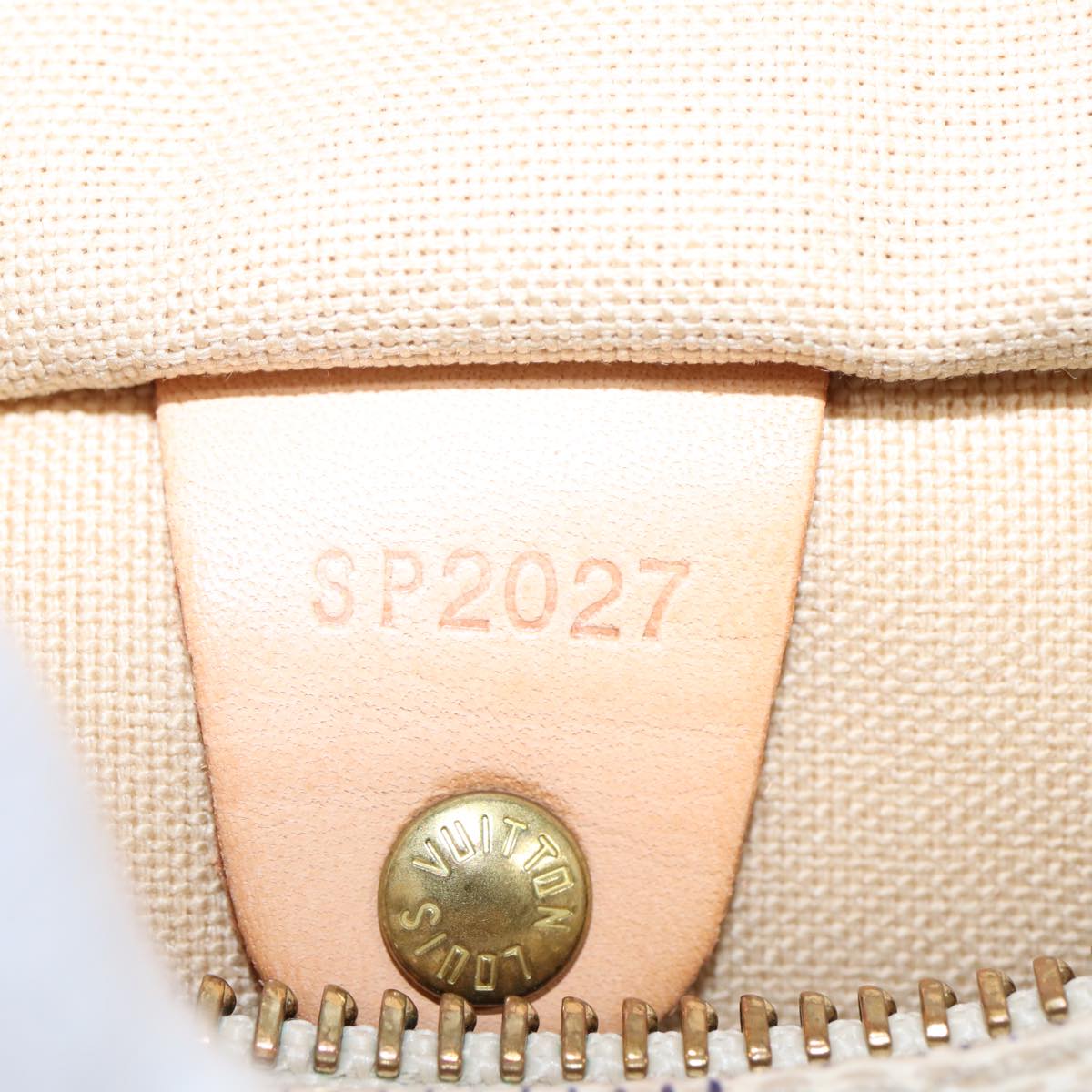 LOUIS VUITTON Damier Azur Speedy 25 Hand Bag N41534 LV 80701