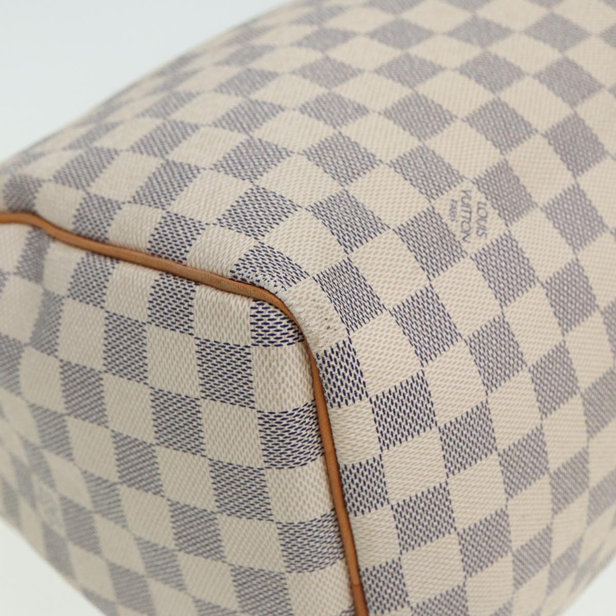 LOUIS VUITTON Damier Azur Speedy 30 Hand Bag N41533 LV 80702