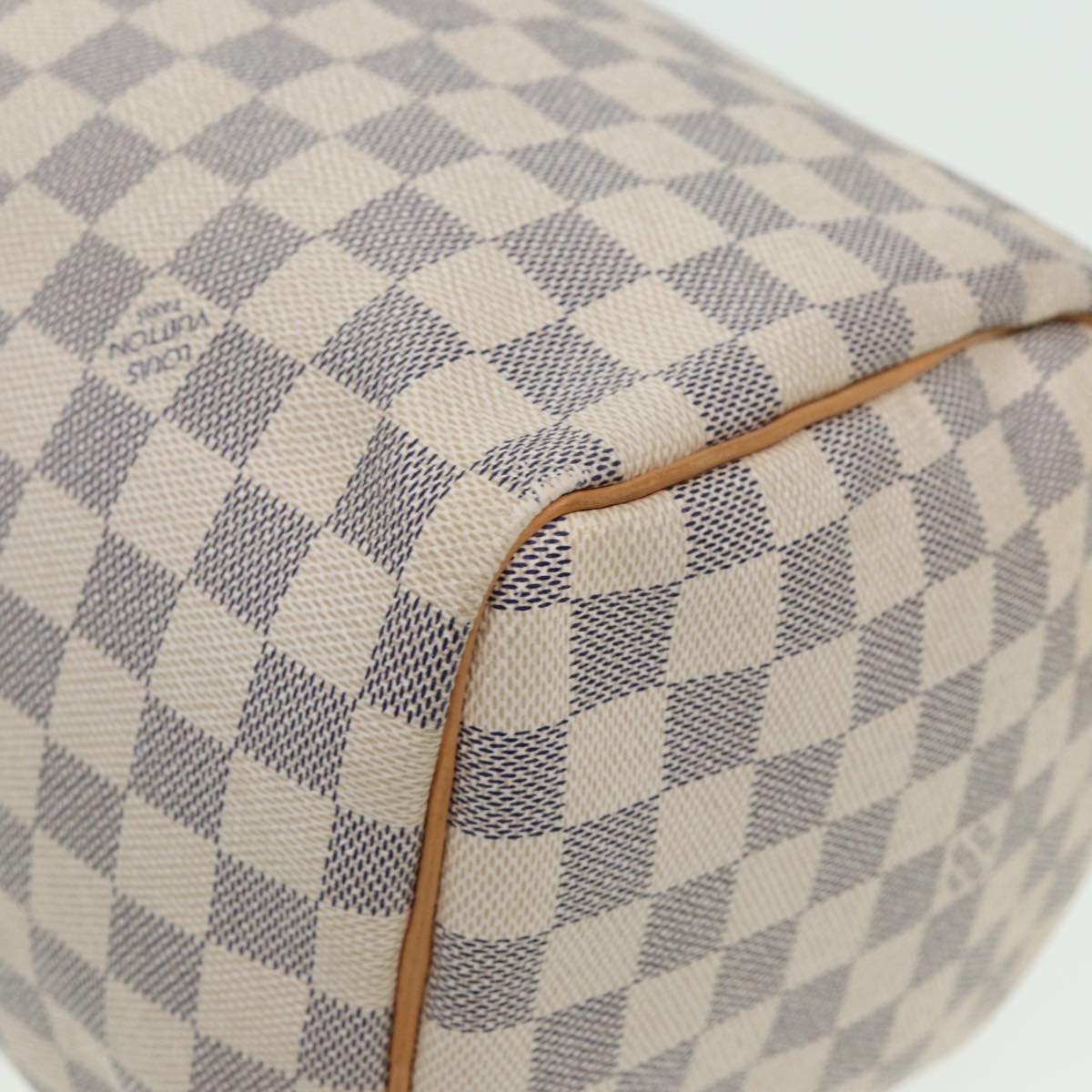 LOUIS VUITTON Damier Azur Speedy 30 Hand Bag N41533 LV 80702