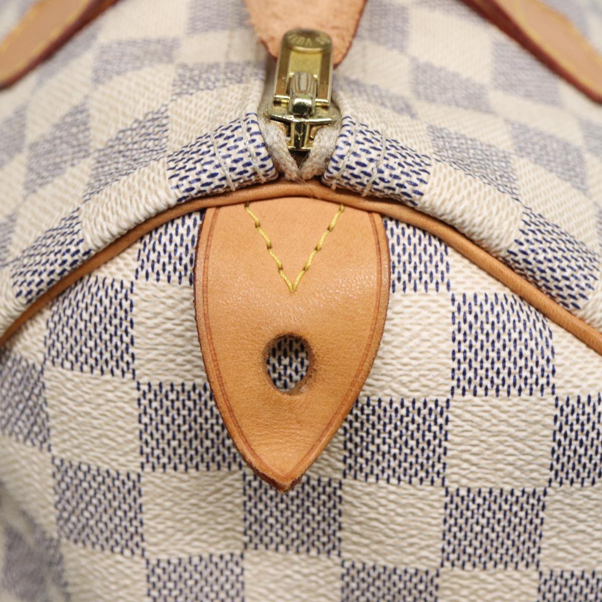 LOUIS VUITTON Damier Azur Speedy 30 Hand Bag N41533 LV 80702