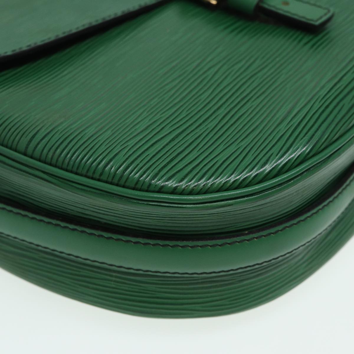 LOUIS VUITTON Epi Jeune Fille MM Shoulder Bag Green M52154 LV 80708