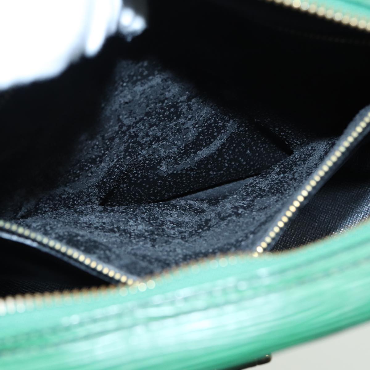 LOUIS VUITTON Epi Jeune Fille MM Shoulder Bag Green M52154 LV 80708