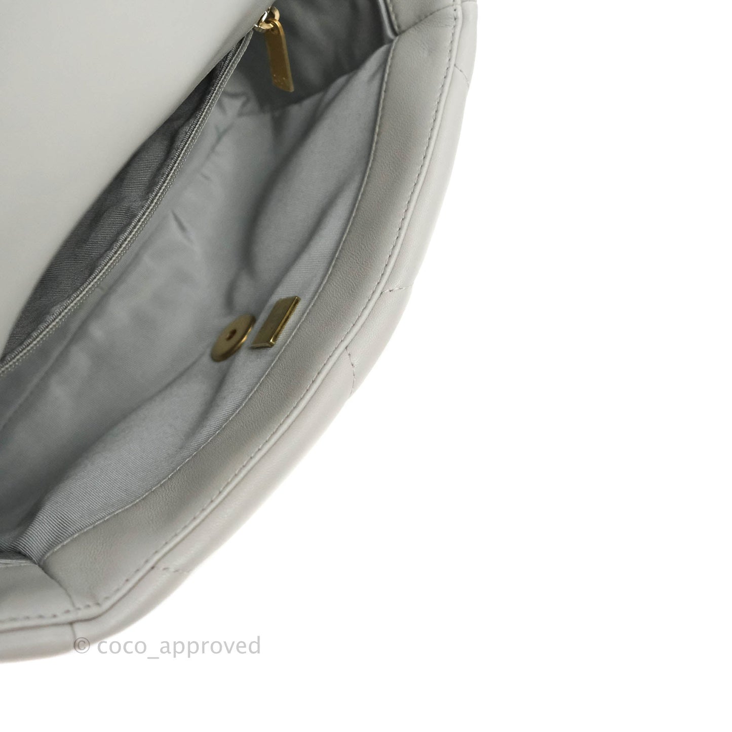 Chanel 19 Small Grey Mixed Hardware 21A
