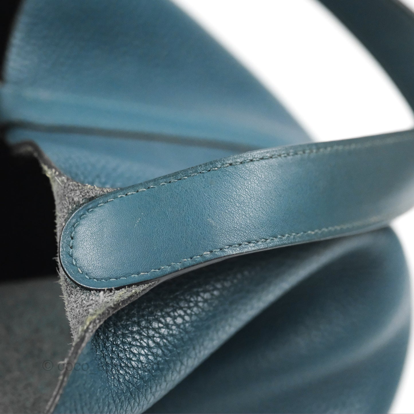 Hermès Picotin 22 Vert Bosphore Clemence Silver Hardware