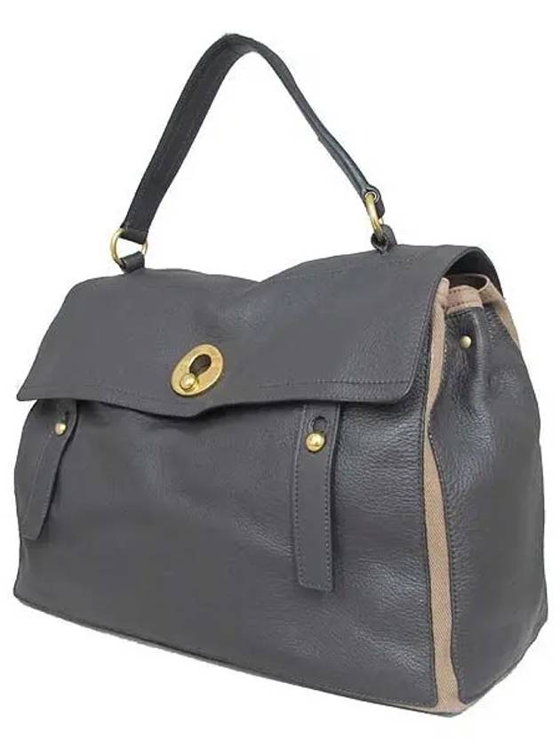 Luxury Saint Laurent YSL Mouth Tote Bag