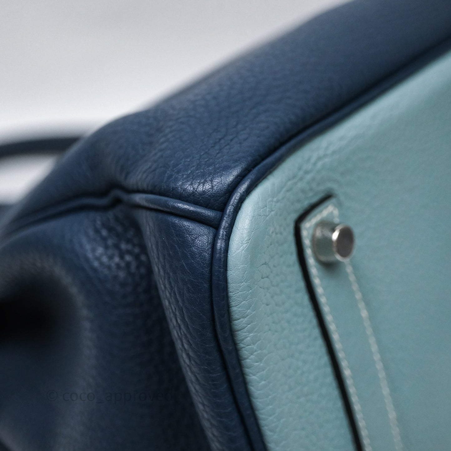 Hermès Birkin 35 Bleu de Prusse 7P Togo Palladium Hardware