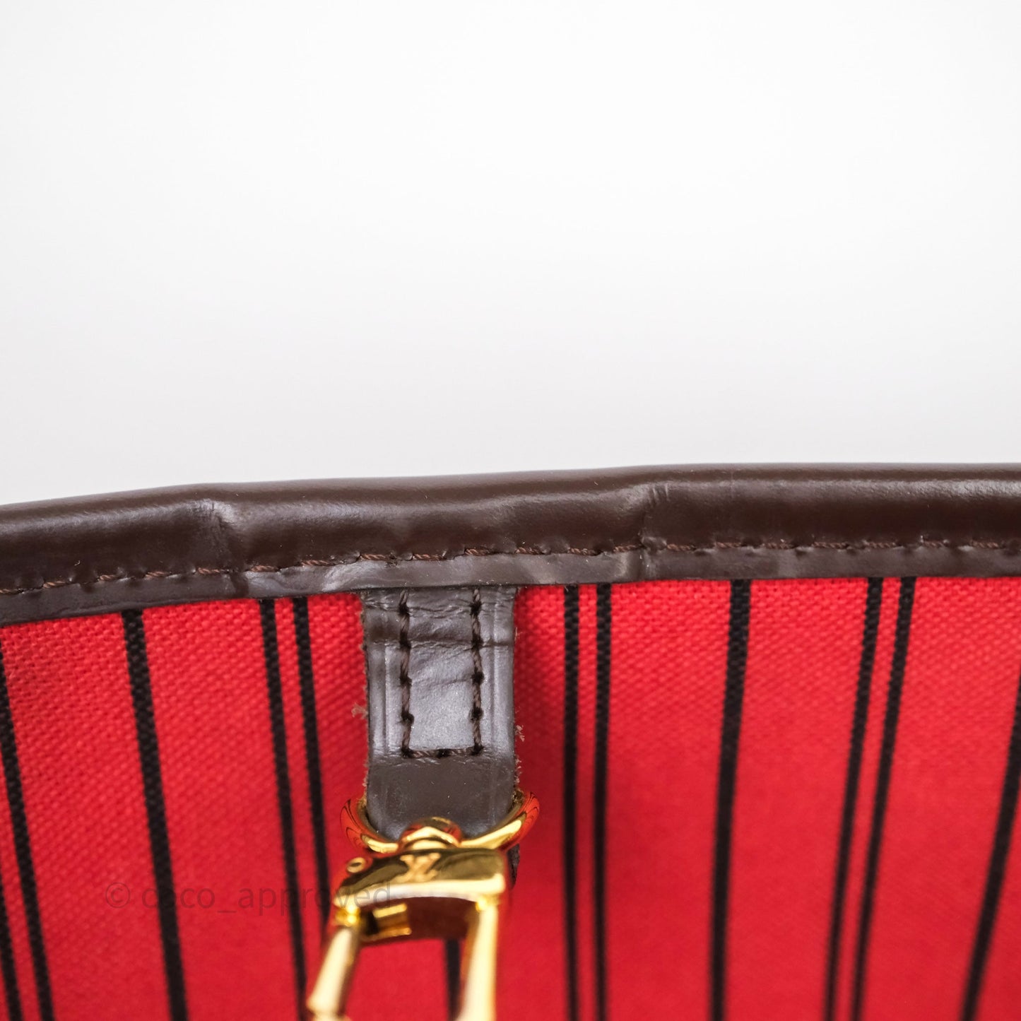 Louis Vuitton Neverfull MM Tote Bag Damier Ebene Canvas